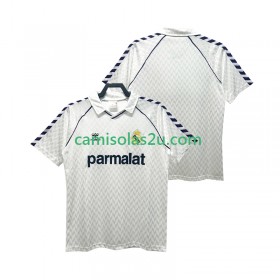Camisolas de futebol Real Madrid 1987 Retro Equipamento Principal 1986 Manga Curta